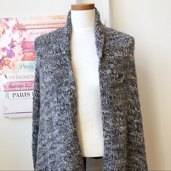 Talbots Drape Open Front Cardigan Wool blend Small - Picture 2 of 8